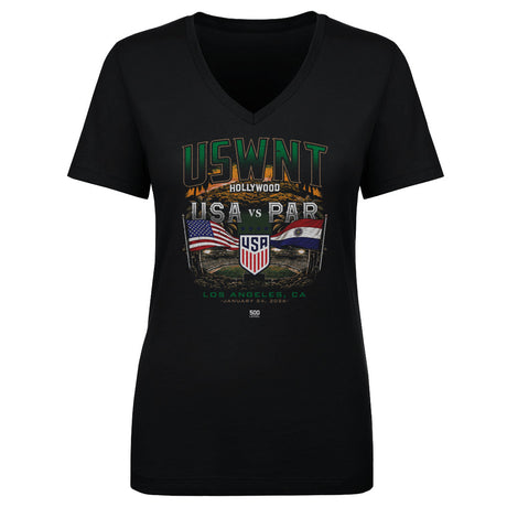 USWNT Women's V-Neck T-Shirt | 500 LEVEL