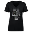 Garrett Wilson Women's V-Neck T-Shirt | 500 LEVEL