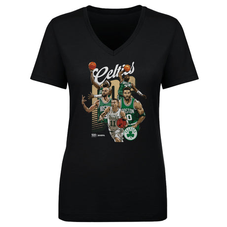 Boston Celtics Women's V-Neck T-Shirt | 500 LEVEL