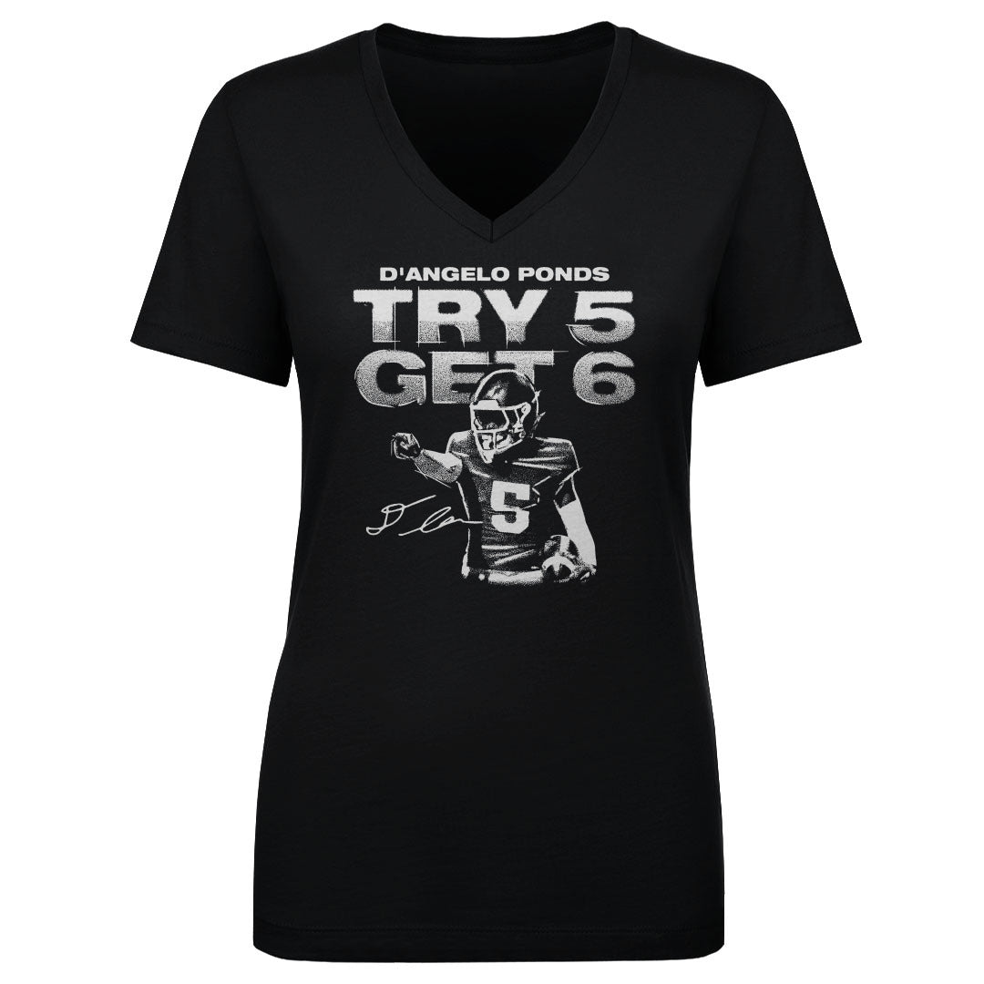 D'Angelo Ponds Women's V-Neck T-Shirt | 500 LEVEL