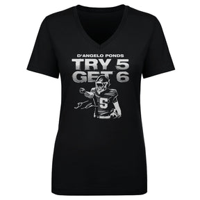 D'Angelo Ponds Women's V-Neck T-Shirt | 500 LEVEL