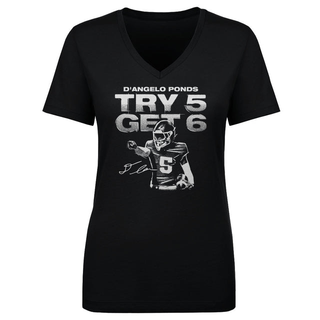 D'Angelo Ponds Women's V-Neck T-Shirt | 500 LEVEL