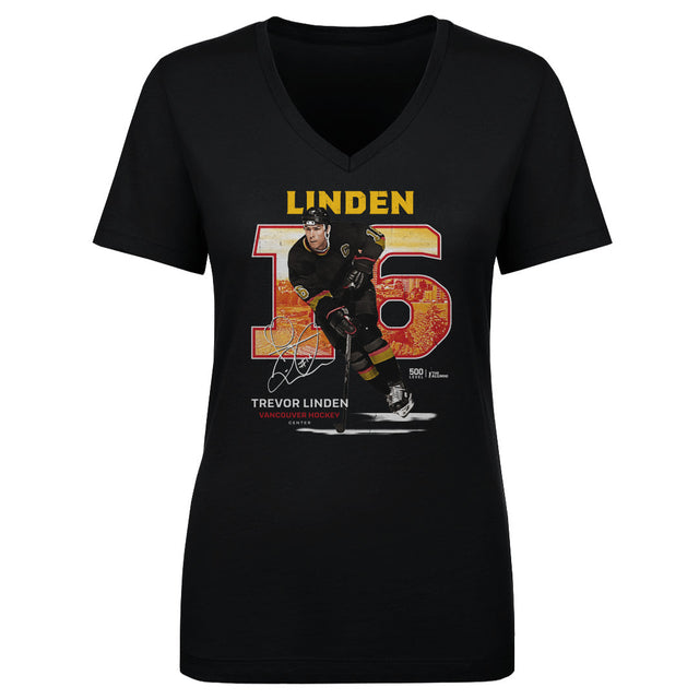 Trevor Linden Women's V-Neck T-Shirt | 500 LEVEL