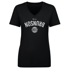 Jalen Brunson Women's V-Neck T-Shirt | 500 LEVEL