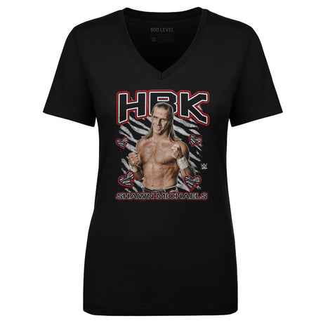 Shawn Michaels Women's V-Neck T-Shirt | 500 LEVEL