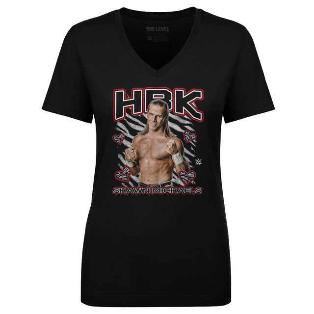Shawn Michaels Women's V-Neck T-Shirt | 500 LEVEL