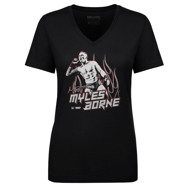 Myles Borne Women's V-Neck T-Shirt | 500 LEVEL