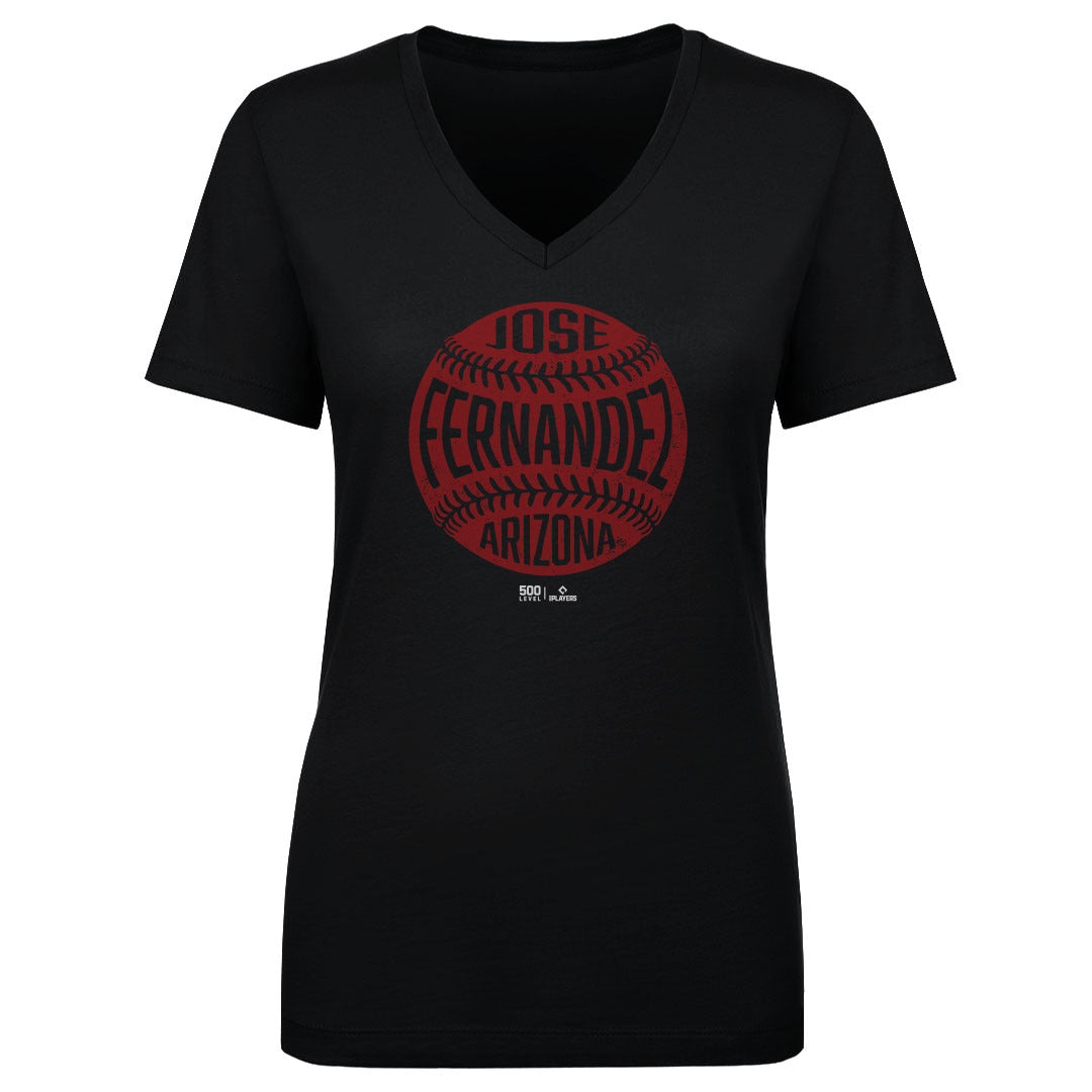 Jose Fernandez Women's V-Neck T-Shirt | 500 LEVEL