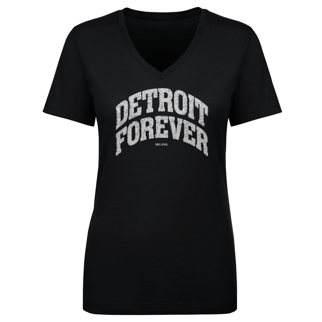 Detroit Women's V-Neck T-Shirt | 500 LEVEL