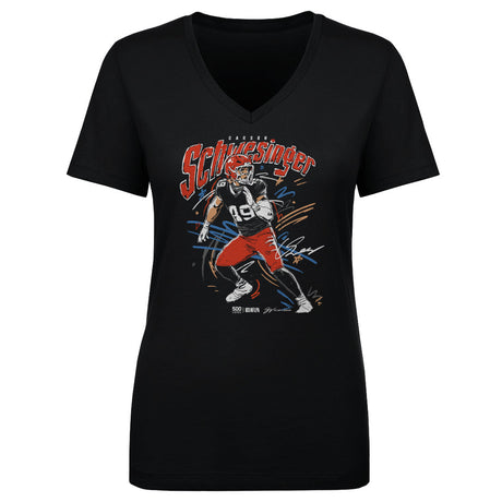 Carson Schwesinger Women's V-Neck T-Shirt | 500 LEVEL