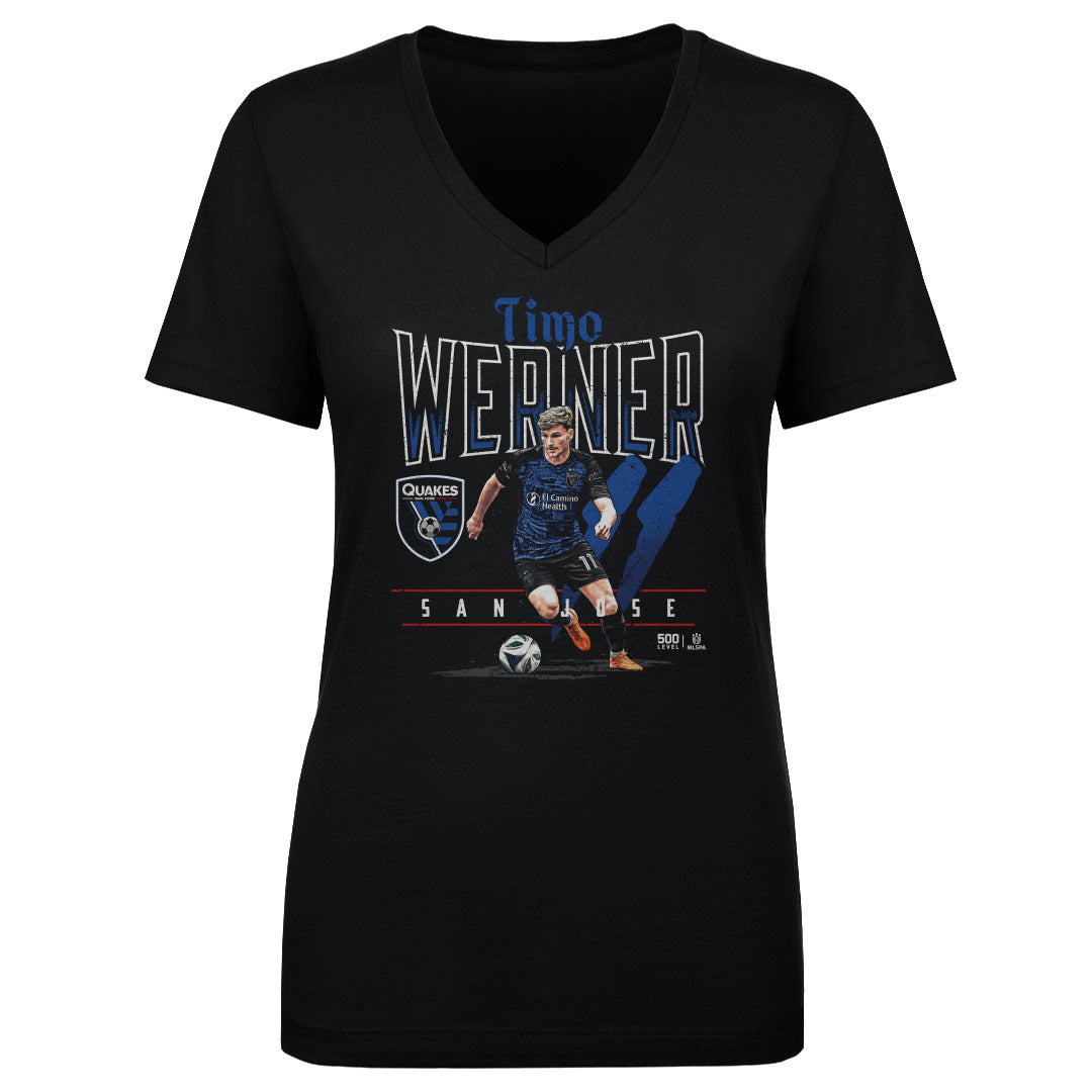 Timo Werner Women's V-Neck T-Shirt | 500 LEVEL