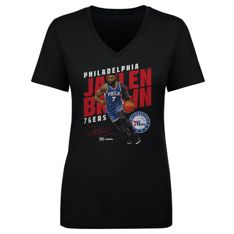 Jaylen Brown Women's V-Neck T-Shirt | 500 LEVEL