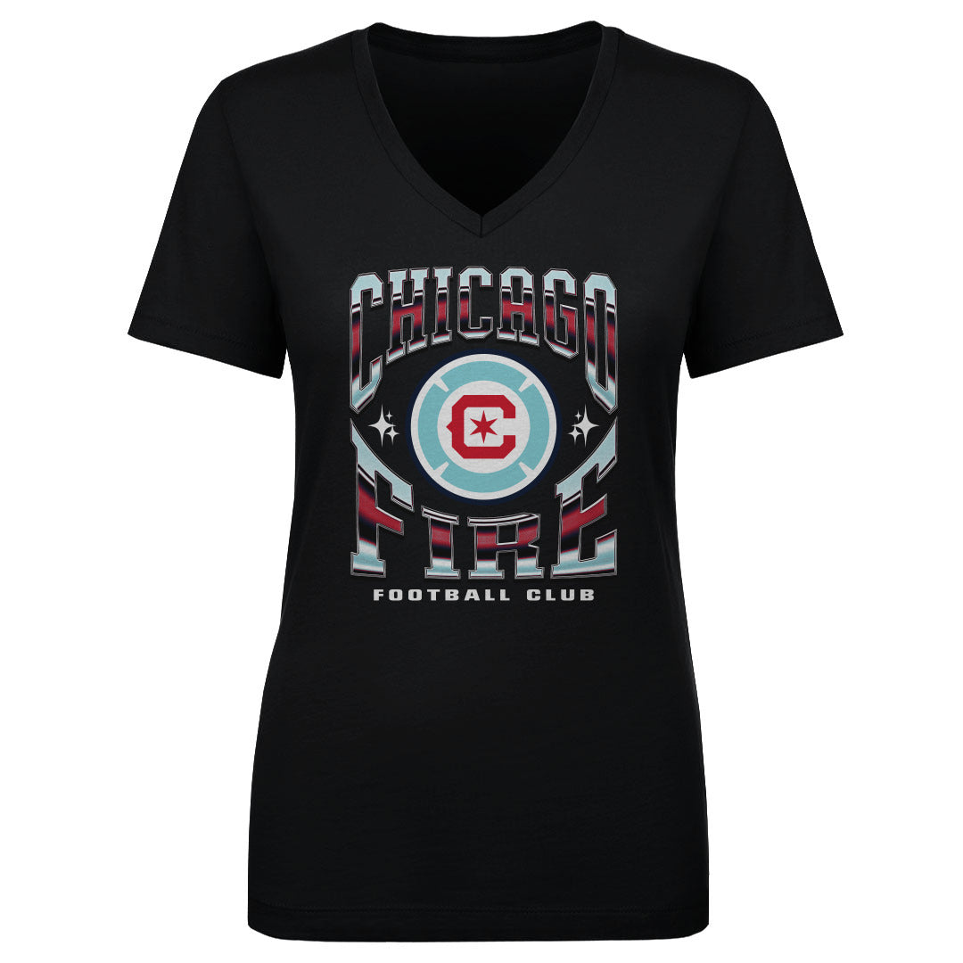 Chicago Fire FC Women's V-Neck T-Shirt | 500 LEVEL