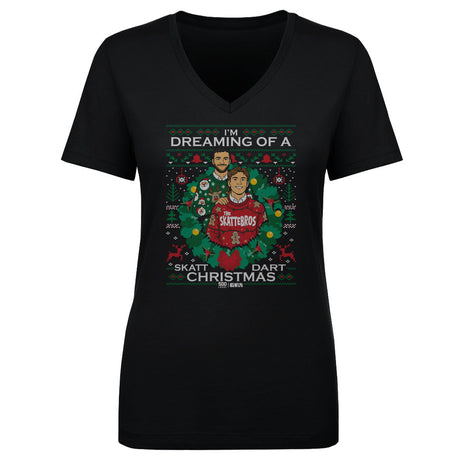 Jaxson Dart Women's V-Neck T-Shirt | 500 LEVEL