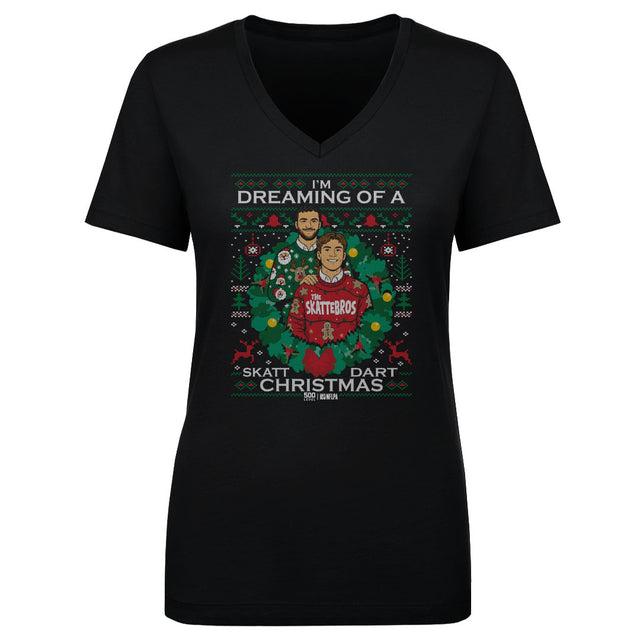 Jaxson Dart Women's V-Neck T-Shirt | 500 LEVEL