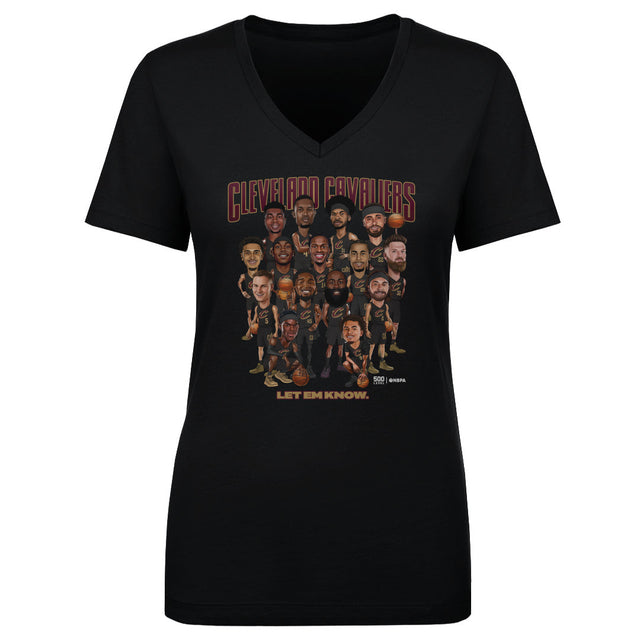 Cleveland Cavaliers Women's V-Neck T-Shirt | 500 LEVEL