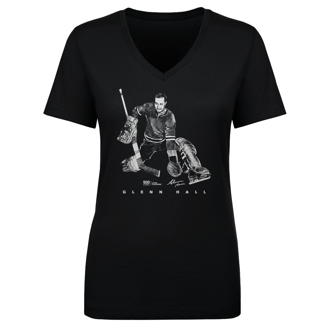 Glenn Hall Women's V-Neck T-Shirt | 500 LEVEL
