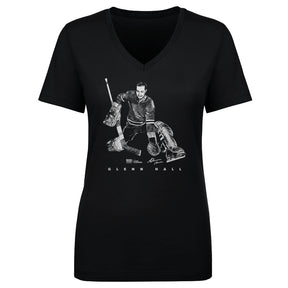 Glenn Hall Women's V-Neck T-Shirt | 500 LEVEL