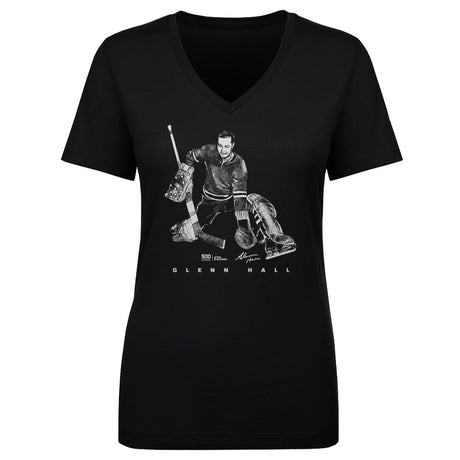 Glenn Hall Women's V-Neck T-Shirt | 500 LEVEL