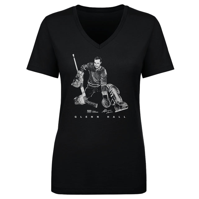 Glenn Hall Women's V-Neck T-Shirt | 500 LEVEL