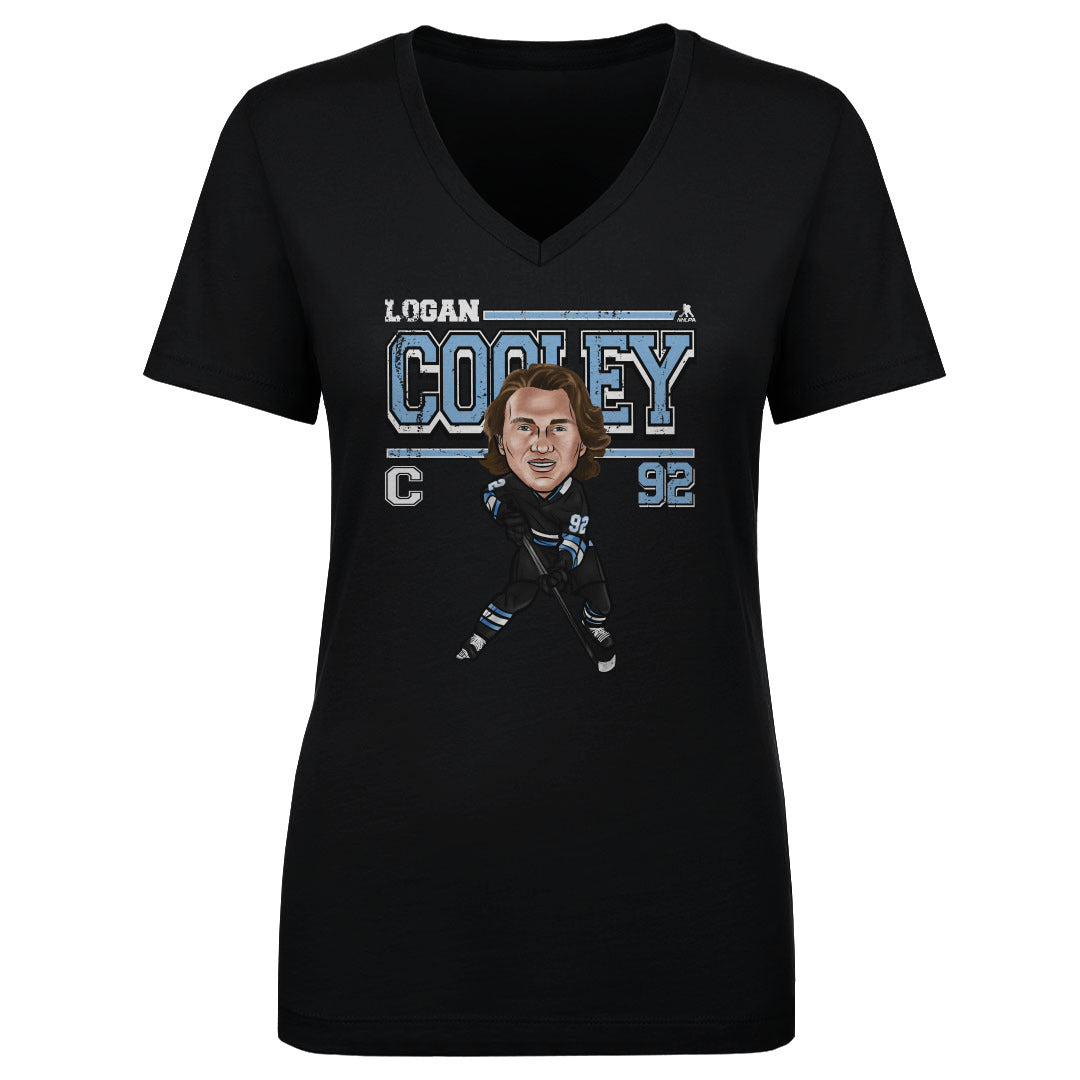 Logan Cooley Women's V-Neck T-Shirt | 500 LEVEL
