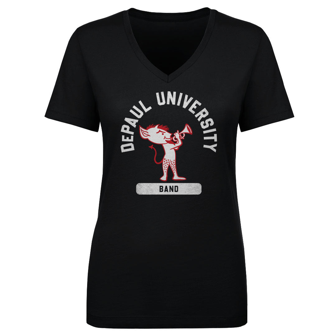 DePaul Blue Demons Women's V-Neck T-Shirt | 500 LEVEL