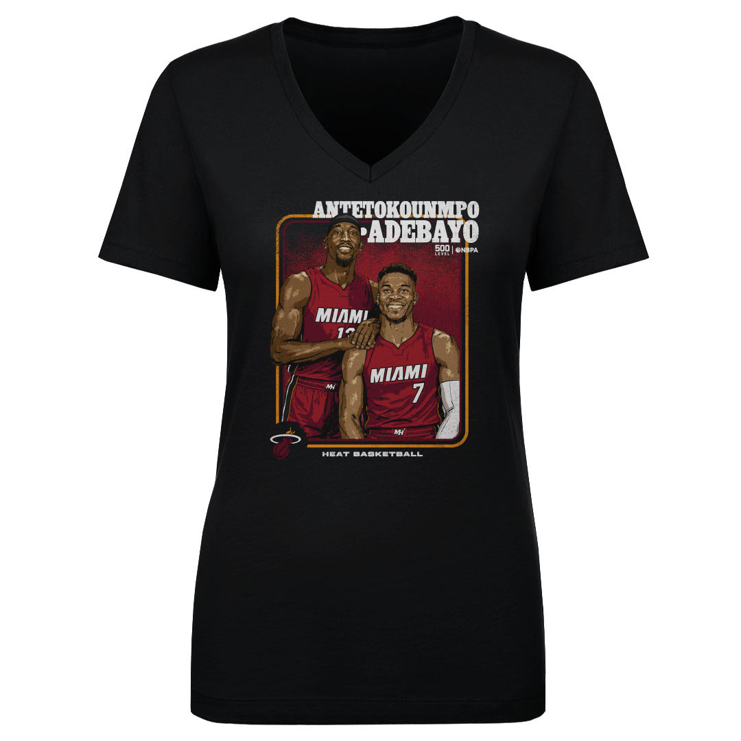 Giannis Antetokounmpo Women's V-Neck T-Shirt | 500 LEVEL