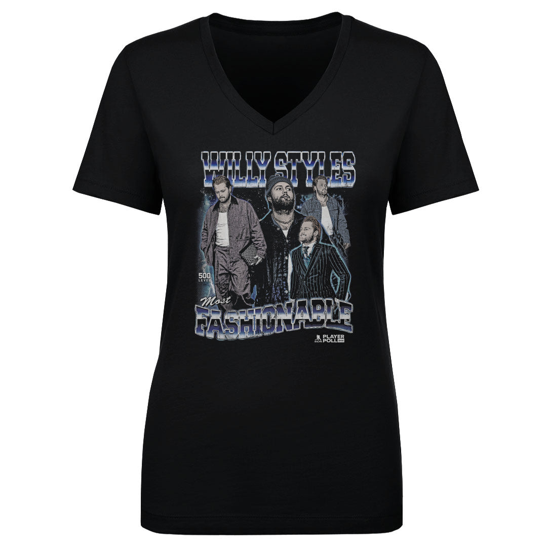 William Nylander Women's V-Neck T-Shirt | 500 LEVEL