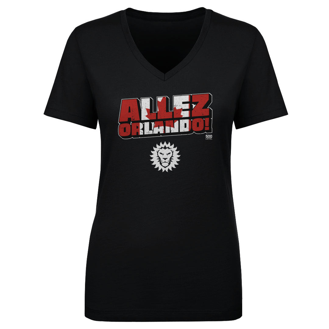 Orlando City Women's V-Neck T-Shirt | 500 LEVEL