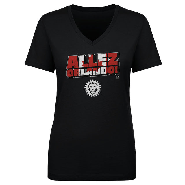 Orlando City Women's V-Neck T-Shirt | 500 LEVEL
