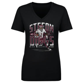 Stefon Diggs Women's V-Neck T-Shirt | 500 LEVEL
