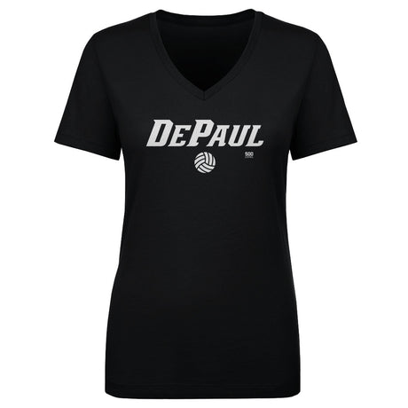 DePaul Blue Demons Women's V-Neck T-Shirt | 500 LEVEL