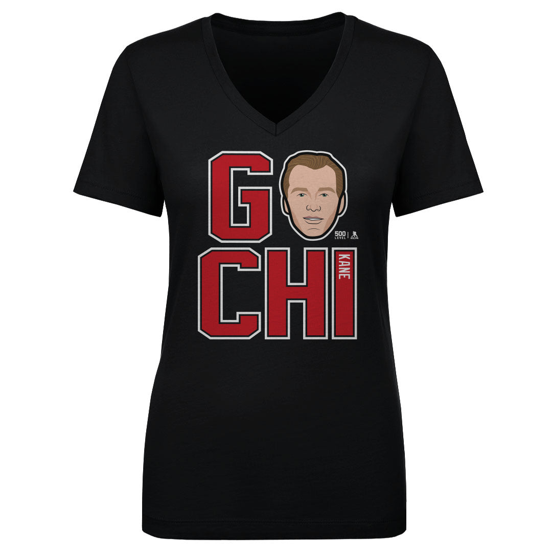 Patrick Kane Women's V-Neck T-Shirt | 500 LEVEL