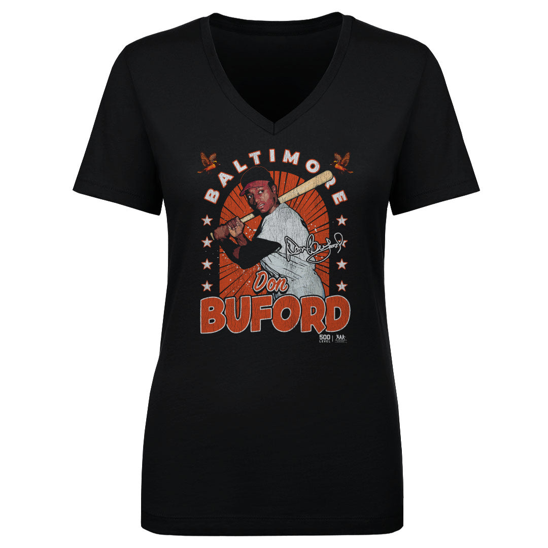 Don Buford Women's V-Neck T-Shirt | 500 LEVEL
