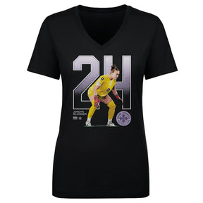Jordyn Bloomer Women's V-Neck T-Shirt | 500 LEVEL