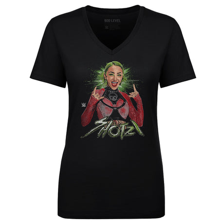 Shotzi Blackheart Women's V-Neck T-Shirt | 500 LEVEL