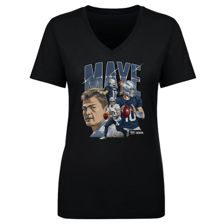 Drake Maye Women's V-Neck T-Shirt | 500 LEVEL