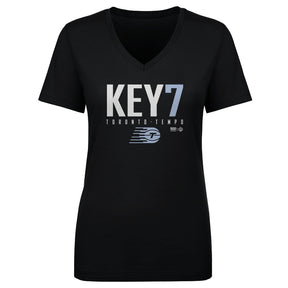 Teonni Key Women's V-Neck T-Shirt | 500 LEVEL