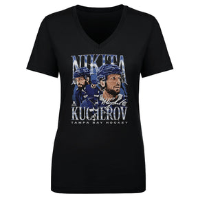 Nikita Kucherov Women's V-Neck T-Shirt | 500 LEVEL