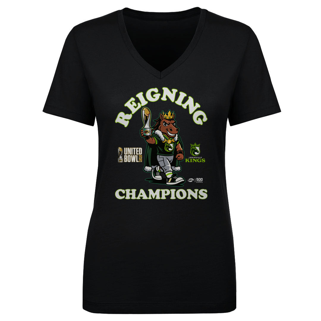 Louisville Kings Women's V-Neck T-Shirt | 500 LEVEL