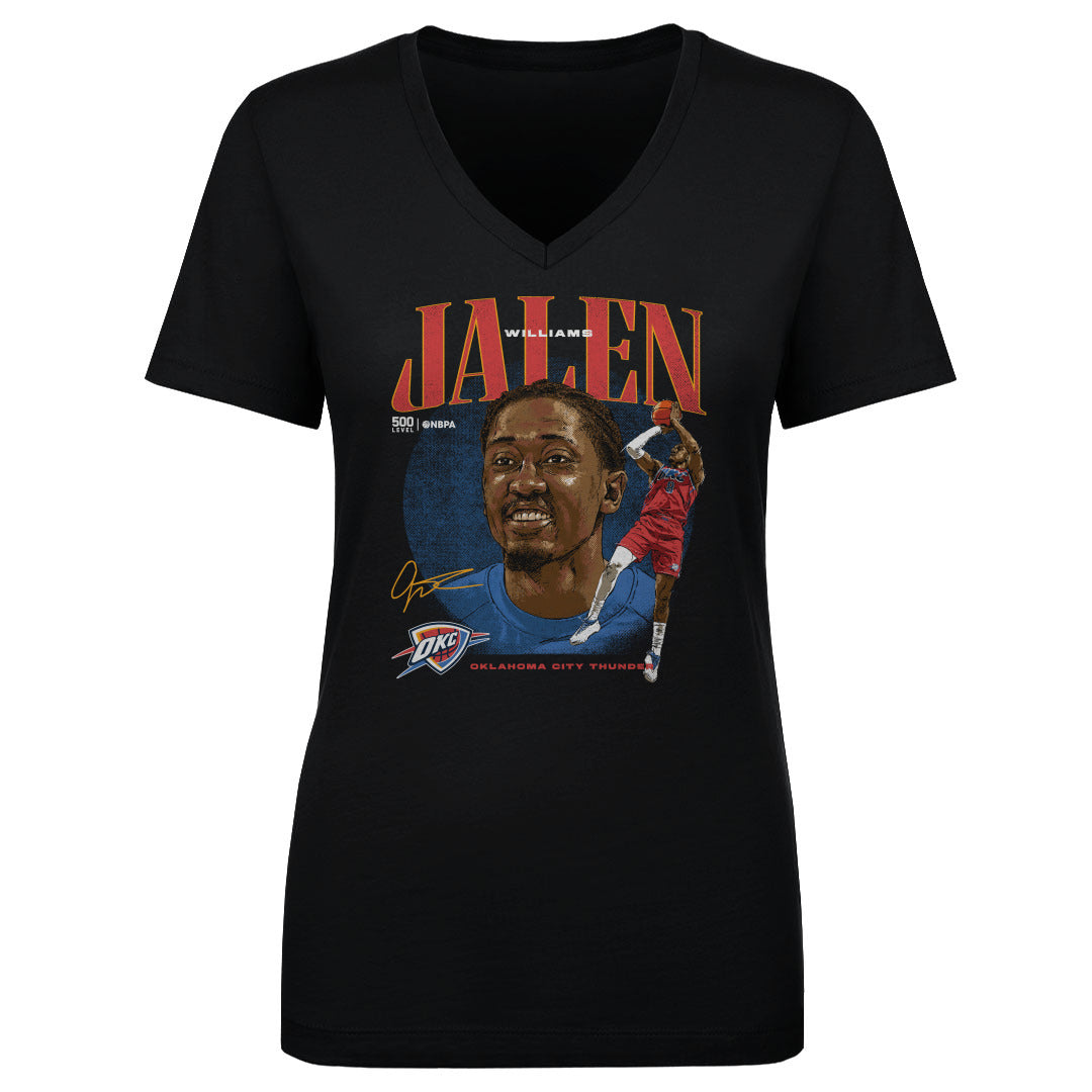 Jalen Williams Women's V-Neck T-Shirt | 500 LEVEL