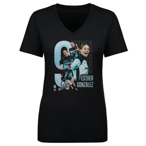 Esther Gonzalez Women's V-Neck T-Shirt | 500 LEVEL