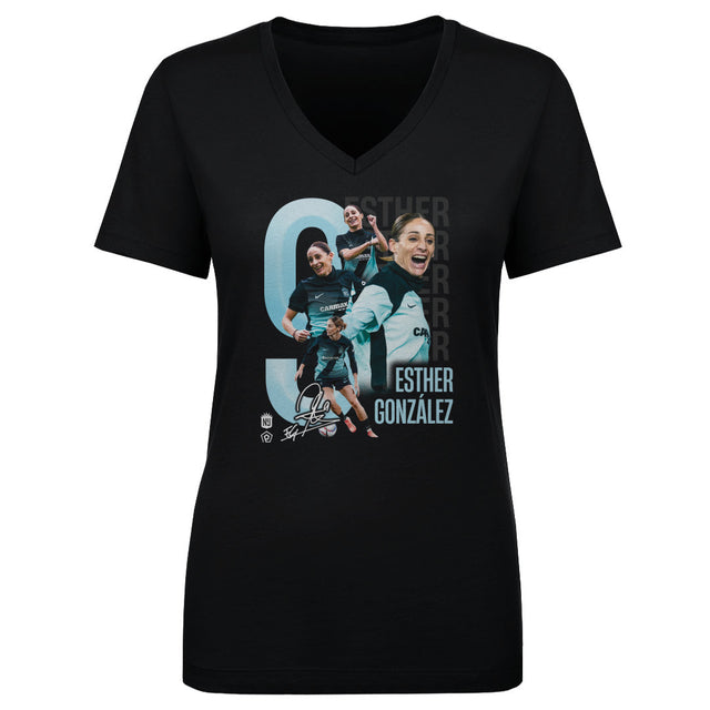 Esther Gonzalez Women's V-Neck T-Shirt | 500 LEVEL