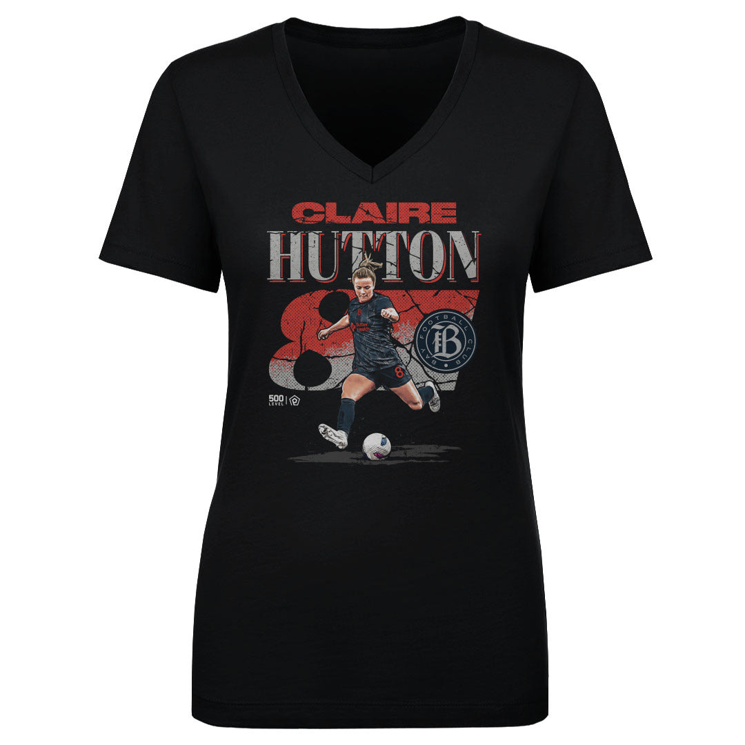Claire Hutton Women's V-Neck T-Shirt | 500 LEVEL