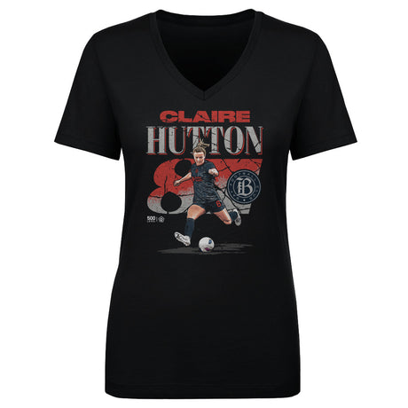 Claire Hutton Women's V-Neck T-Shirt | 500 LEVEL