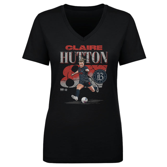 Claire Hutton Women's V-Neck T-Shirt | 500 LEVEL