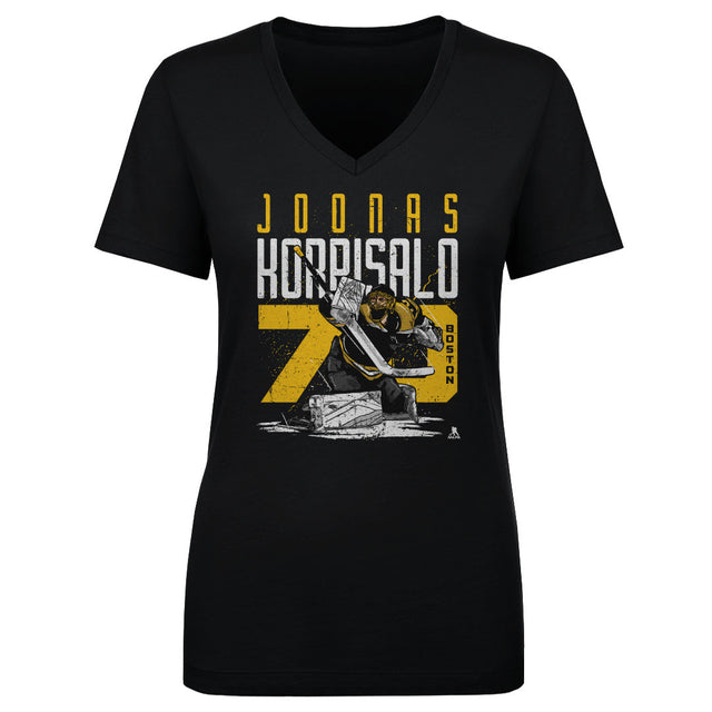 Joonas Korpisalo Women's V-Neck T-Shirt | 500 LEVEL