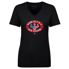 Lex Luger Women's V-Neck T-Shirt | 500 LEVEL