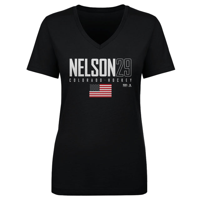 Brock Nelson Women's V-Neck T-Shirt | 500 LEVEL