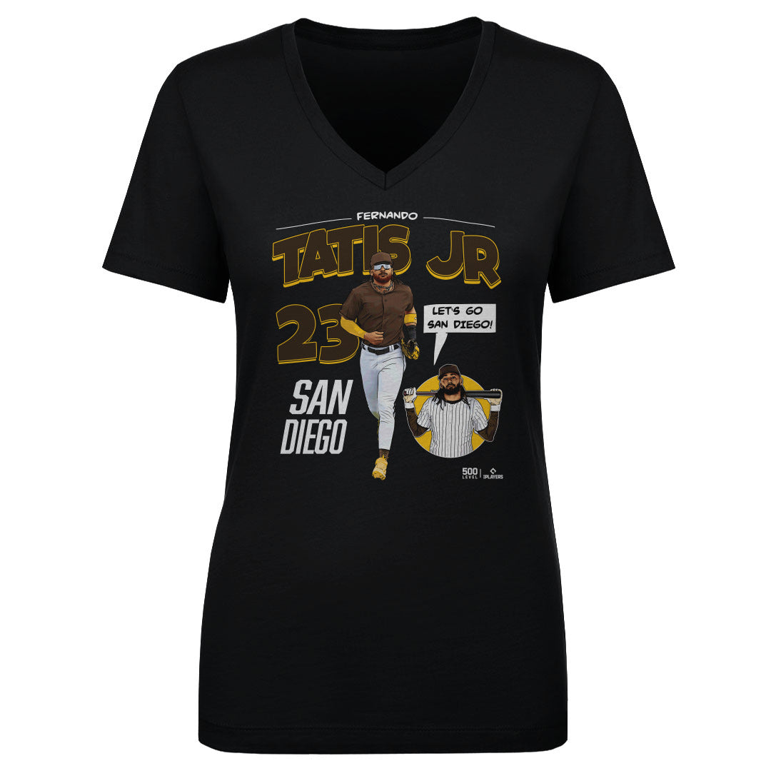 Fernando Tatis Jr. Women's V-Neck T-Shirt | 500 LEVEL